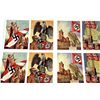 Image 4 : GERMAN WWII THIRD REICH UNCUT POSTCARD SHEET