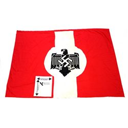 WWII GERMAN SPORTS RALLY FLAG