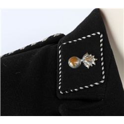 WWII BLACK DUTCH LANDSTORM NEDERLANER TUNIC