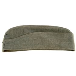 WWII GERMAN WAFFEN SS OFFICER OVERSEAS CAP