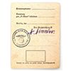 Image 1 : WWII SS BLANK ID CARD PRINTED HIMMLER SIGNATURE