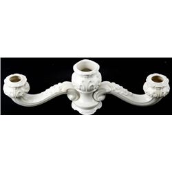 ALLACH PORCELAIN BAROQUE TABLE CANDELABRA