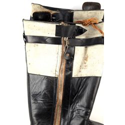 WWII GERMAN LUFTWAFFE ELECTRIFIED FLYER BOOTS