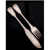 Image 1 : WWII GERMAN AFRIKA KORPS ENGRAVED FORK & KNIFE