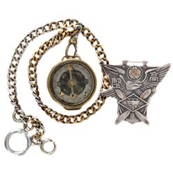 WWII GI JAPANESE BRING-BACK JAPAN FOB & COMPASS