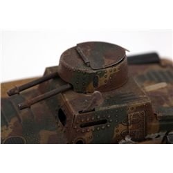 WWII-ERA CAMO GERMAN MECHANICAL TANK TOY