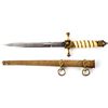 Image 2 : IMPERIAL GERMAN DAMASCUS BLADED DRESS NAVAL DAGGER