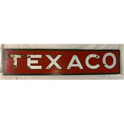 Texaco  Porcelain Letters on Board