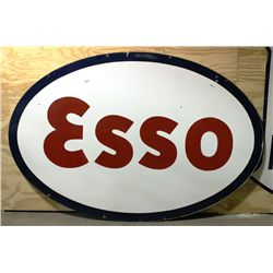 Esso Oval Porcelain Double-sided Sign