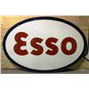 Image 2 : Esso Oval Porcelain Double-sided Sign