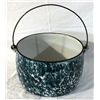 Image 3 : Enamelware Handled Pot