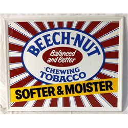 Beech-Nut Tobacco Single-sided Tin Sign