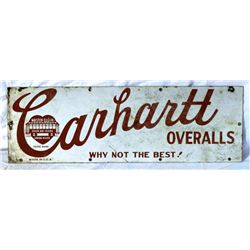 Carhartt Overalls Porcelain Single-sided Sign