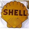 Image 1 : Shell Die Cut Double-sided Porcelain Sign