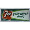 Image 1 : 7-Up Single-sided Tin Embossed Sign