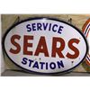 Image 3 : Sears Service Station Double-sided Porcelain Sign