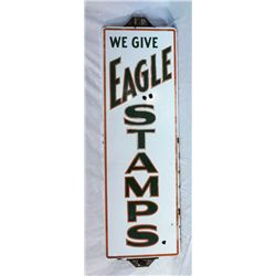 Eagle Stamps Porcelain Single Sided Sign