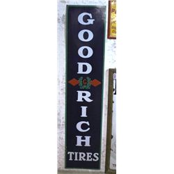Goodrich Tires Porcelain Single Sided Sign