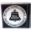 Image 2 : Bell System Telephone Porcelain Flanged Sign