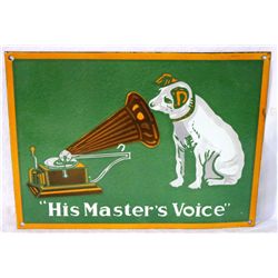 RCA Victor Porcelain Sign