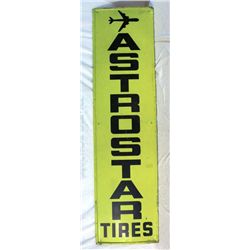 Astrostar Tires Single Sided Tin Sign