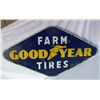 Image 1 : Goodyear Farm Tire Single-sided Porcelain Sign