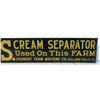 Image 2 : U.S. Cream Separator Tin Embossed Sign