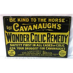 Wonder Colic Remedy Single-sided Tin Sign