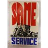 Image 1 : Same Service Tractors Single-sided Tin Sign