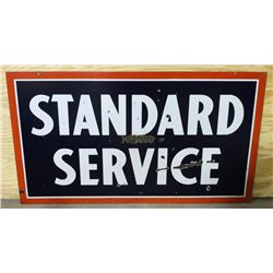 Standard Service Double-sided Porcelain Sign