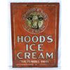 Image 1 : Hood's Ice Cream Single-sided Tin Embossed Sign