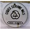 Image 2 : White Cities Service Oils Porcelain Sign