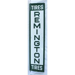 Remington Tires Tin Embossed Sign