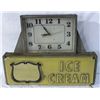 Image 3 : Meadow Gold Ice Cream Lighted Sign & Clock