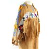 Image 2 : NATIVE AMERICAN BUCKSKIN BEADED DRESS/ MOCCASINS