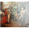 Image 1 : GEORGE MORLAND COLONIAL MILITARY DUEL OIL PAINTING