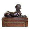 Image 3 : MAITLAND-SMITH LARGE BRONZE SPHINX WITH BASE