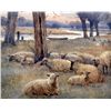 Image 1 : A.H. MARSH PASTORAL WATERCOLOR PAIR