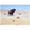 Image 1 : LEONARD H. REEDY WESTERN WATERCOLOR BUFFALO