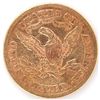 Image 1 : 1879 GOLD $5.00 HALF EAGLE LIBERTY COIN VF