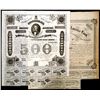 Image 1 : 2 CONFEDERATE STATES $500 BOND SHEETS