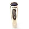 Image 1 : LADIES 14K WHITE GOLD AMETHYST AND DIAMOND RING