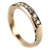 Image 1 : LADIES 14KT YELLOW GOLD DIAMOND BAND