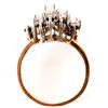 Image 2 : LADIES 14KT YELLOW GOLD DIAMOND & SAPPHIRE RING