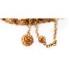 Image 2 : VINTAGE LADIES 14K YG BRACELET W/ WHT SAPPHIRES