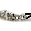 Image 2 : VINTAGE LADIES PLATINUM WITH DIAMONDS WRIST WATCH
