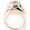 Image 2 : MENS 14KT YELLOW GOLD BOXING GLOVE DIAMOND RING