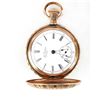 Image 2 : CRITERION 14KT GOLD POCKET WATCH STAG HUNTER CASE