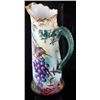 Image 2 : POUYAT LIMOGES FRANCE TANKARD WITH GREEN DRAGON