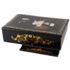 Image 1 : VICTORIAN LACQUERED PAPIER MACHE WRITING SLOPE